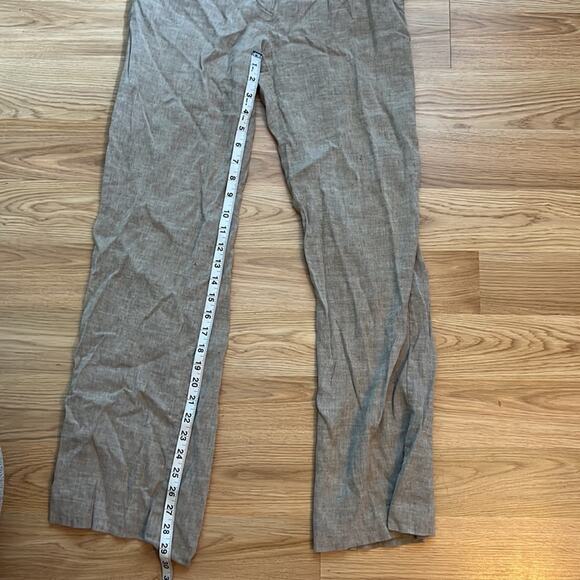 Trina Turk Linen Blend Pants Size 8 - Picture 14 of 14